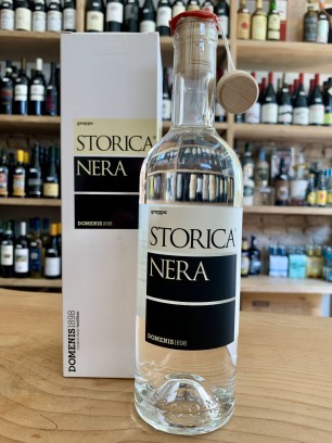 Storica Nera Grappa Domenis 1898 50 cl | Elegante e Persistente